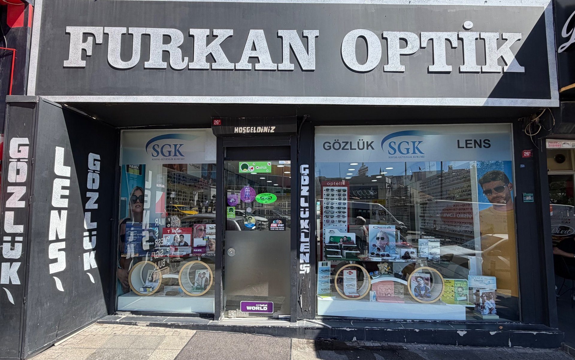 Furkan Optik Ümraniye Merkez tabela